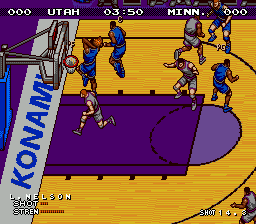 Double Dribble The Playoff Edition screenshot 3 for Sega Genesis
